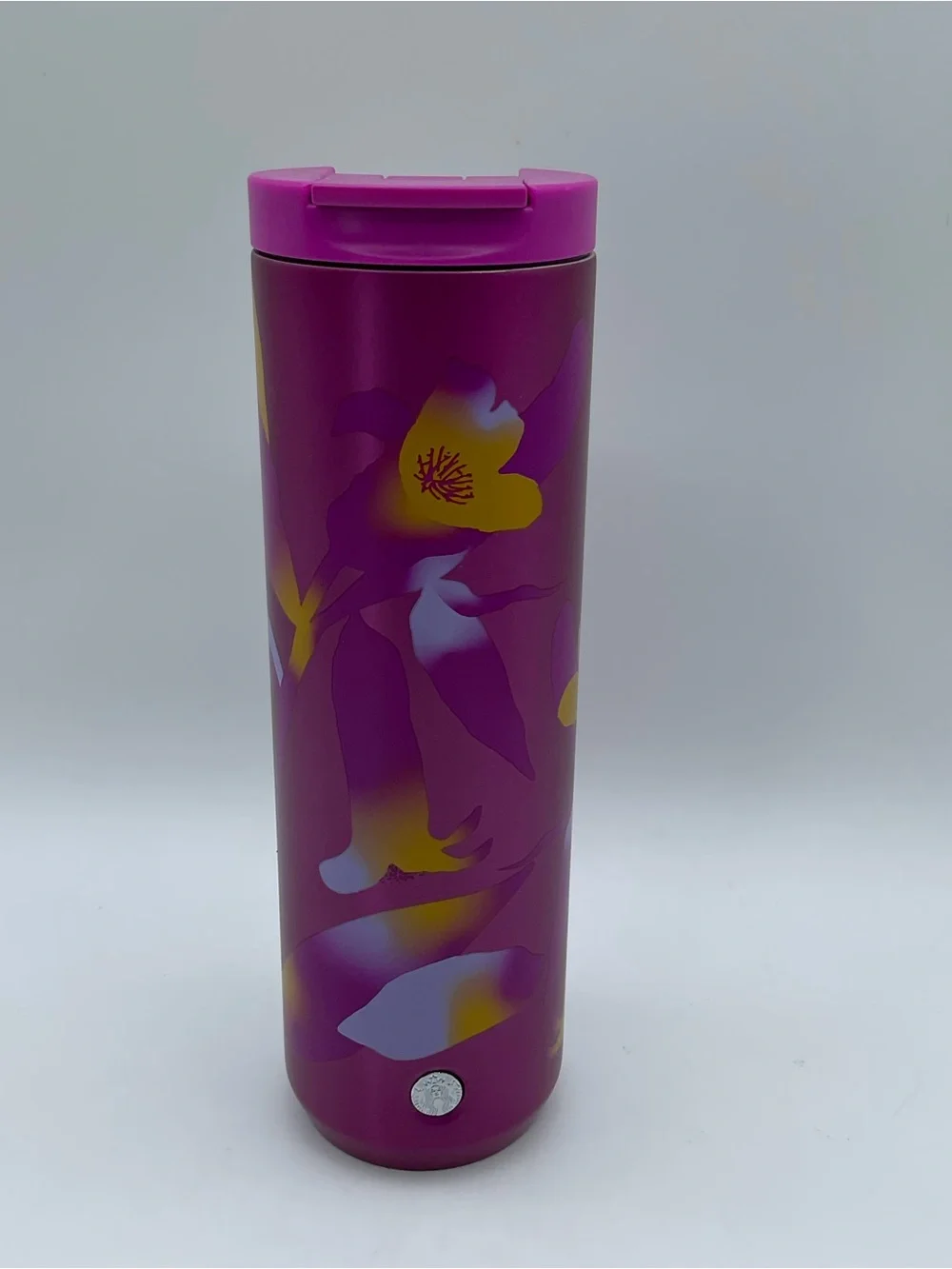 Starbucks 2020 Pink Floral Stainless Steel Tumbler 16 oz New w Original Insert